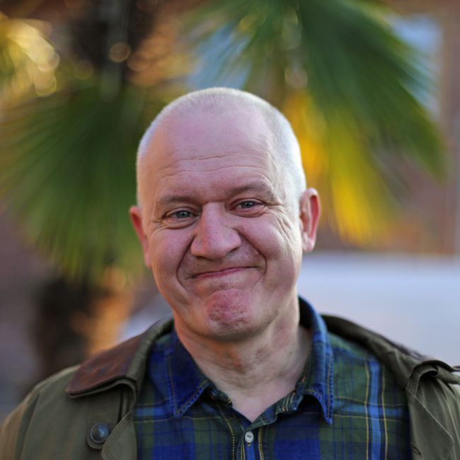 Smiling local homeowner portrait